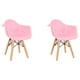 thumbnail image 1 of Set de dos sillas Eames con descansabrazo para Niños y Niñas (ROSA), 1 of 4