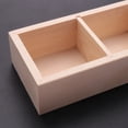 thumbnail image 4 of 2 macetas de cerámica de hierro con flores carnosas, caja de madera, maceta para plantas suculentas, maceta para bonsái, 5 rejillas, 4 of 7