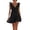 #0104-Black, variant on Women Summer Short Dress 2026 Casual V Neck Sleeveless Tiered Bow Mini Sun Dresses Beach Vacation Sundress