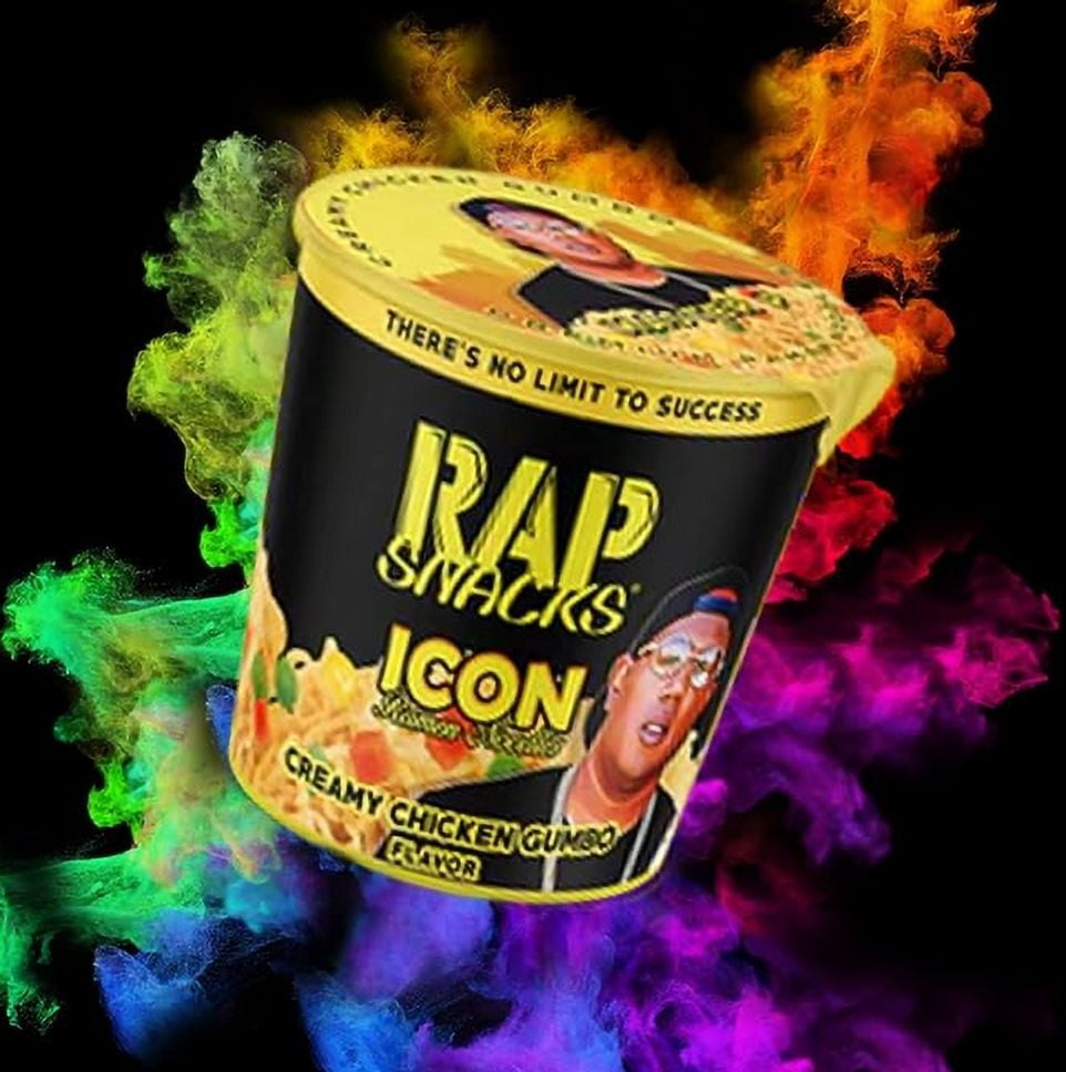 Rap Snacks Creamy Chicken Gumbo Ramen Noodles, 12 Cups