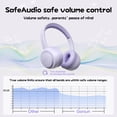 thumbnail image 3 of Auriculares para niños Gorsun Bluetooth 5.3 45H Play Time Purple, 3 of 7