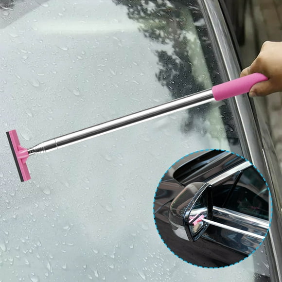 Limpiaparabrisas retráctil para espejo retrovisor de coche, cepillo para ventanas, descontaminante, deshidratador, limpieza de vidrios.