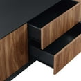 thumbnail image 6 of Modway Holden 2-Drawer Wood TV Stand for TVs up to 70" in Black and Walnut, 6 of 10
