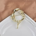 thumbnail image 5 of Stylish Irregular Circle Brooch Gold Plated Geometric Lapel Pin for Banquet Dance Minimalist Boutonniere for Suit Dress Unisex Ceremony Jewelry Daily Wear Fashion Accessories, 5 of 12