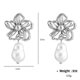 thumbnail image 3 of Pearl And Flower Earring, 3 of 4