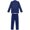 Navy Blue, variant on Men Suit 2 Pieces Formal Business Solid Tuxedos Blazer Trousers