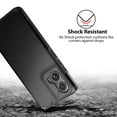 thumbnail image 4 of TJS for Motorola Moto Edge 5G 2024 Phone Case, Dual Layer Hybrid Magnetic Support Shockproof Heavy Duty Cover for Moto Edge 5G 2024 (Black), 4 of 6