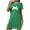 Green, variant on Short Sleeve Nightshirts for Women Trendy Cat Graphic Sleepdress Casual Round Neck Loungewear Comfy Soft Mini Nightgowns 2026