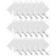 thumbnail image 1 of EeaseMX 60 etiquetas de identificación para llaveros de acrílico con anillas., 1 of 8