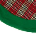 thumbnail image 3 of Northlight 24" Green and Red Tartan Christmas Tree Skirt, 3 of 3
