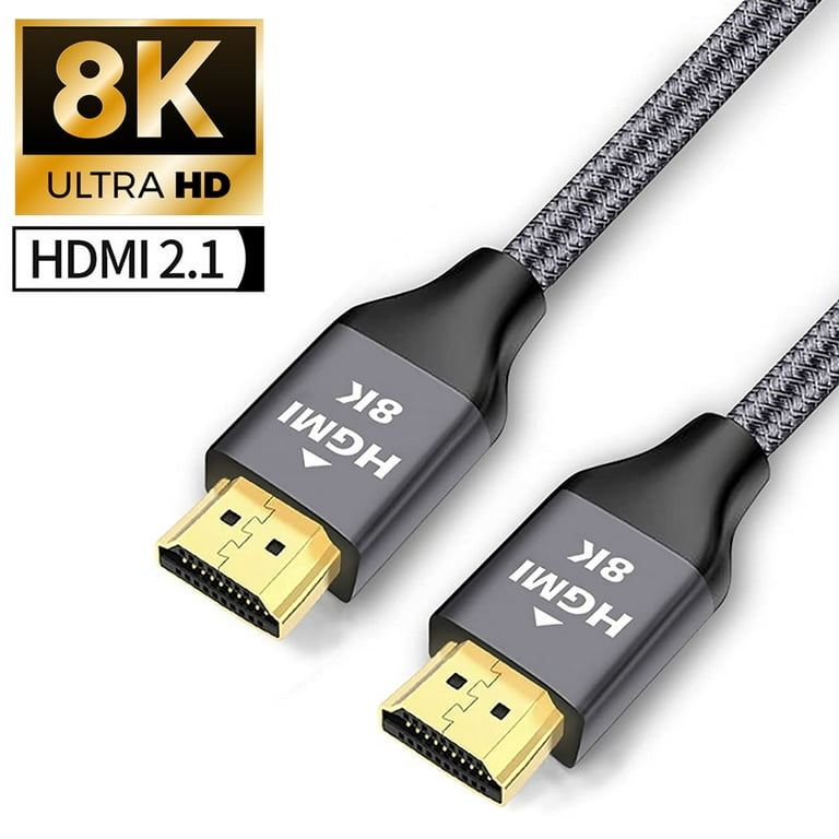 Ultra HD High Speed HDMI 2.1 Cable, Optimal Viewing for Apple TV and Apple  TV 4K, Dolby Vision HDR, 3 M/9.9ft – Grey