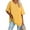 Yellow, variant on Women's Oversized T Shirts Half Sleeve V Neck Loose Tops Tee