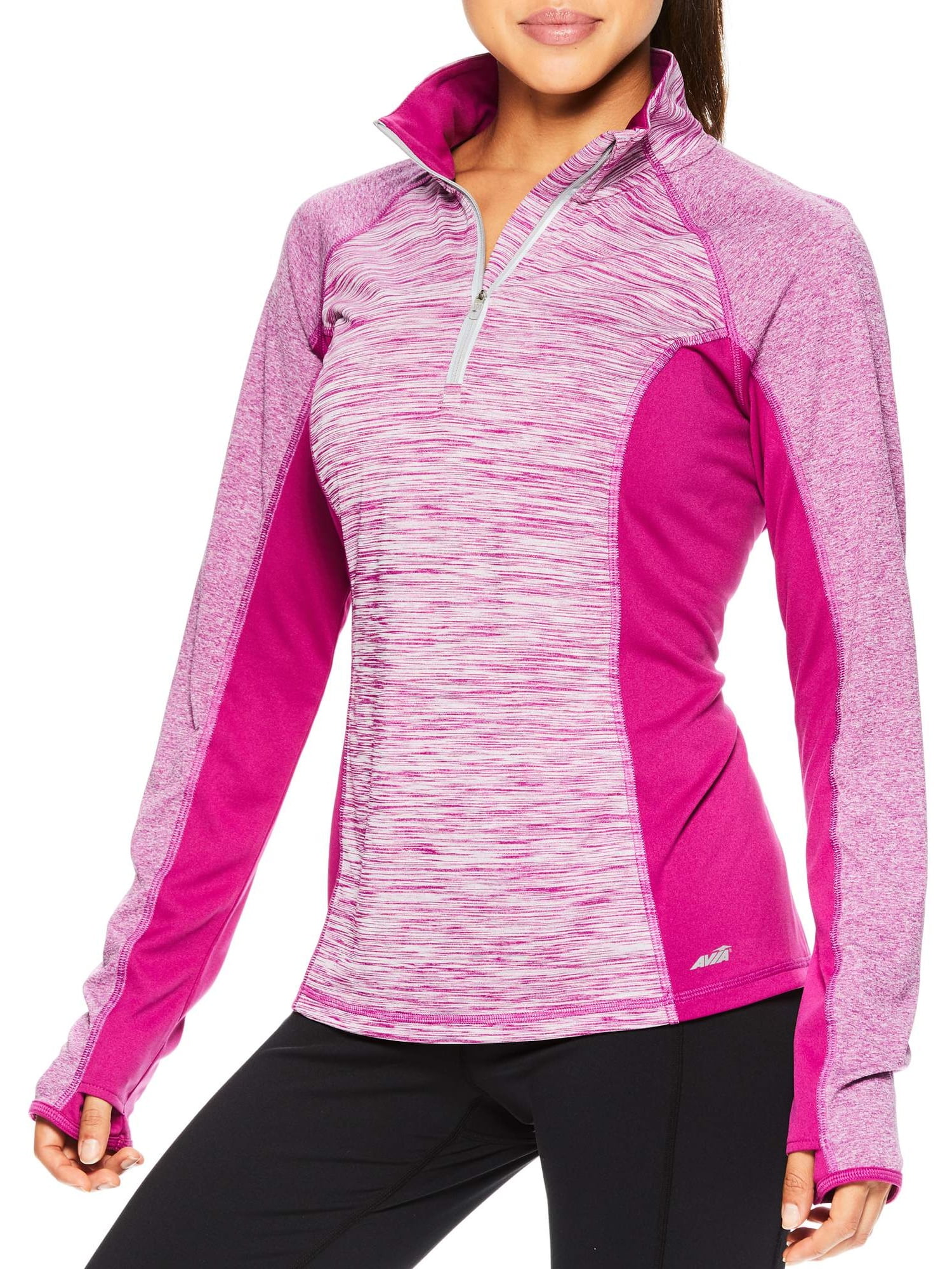 Women's Core Active Half Zip Heathered Performance Jacket