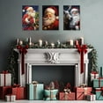 thumbnail image 4 of ZHONGYUTONG Christmas Canvas Wall Art Santa Claus Portrait Picture Prints New Year Poster (12"x18"), 4 of 6