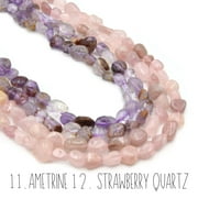 Pebble Gemstone Beads: Handpicked Natural Semi-Precious Nugget Gemstones for Unique CreationsBeads