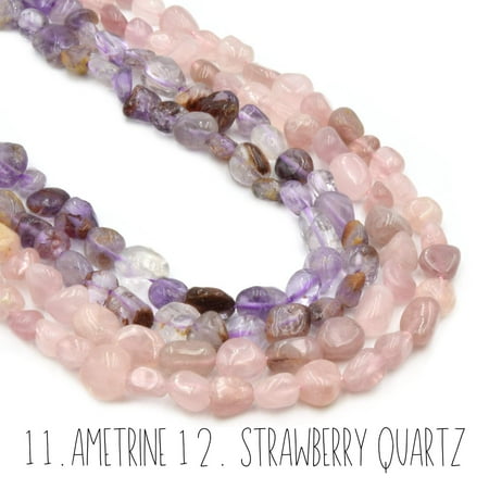 Pebble Gemstone Beads: Handpicked Natural Semi-Precious Nugget Gemstones for Unique CreationsBeads
