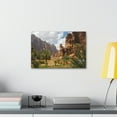 thumbnail image 4 of Incredible Valley View Scene Beautiful Breathtaking and Astonishing Beauty Nature Scene Big Rocks and Trees Wall Art Ready to Hang Unframed, 4 of 18