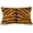 Brown Black Tiger Stripes, variant on Father Christmas Decorations Throw Pillow Covers Santa Suit Belt Gold Buckle Christmas Belly Outfit Waist Lumbar Pillow Cases Oblong Super Soft Cushion Cover for Home Bedding Decor