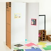 Pen+Gear White Tri-Fold Corrugated Project Board, 36 x 48