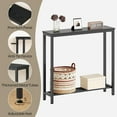 thumbnail image 5 of Narrow Console Table for Entryway - 2-Tier Industrial Sofa Table, 5 of 9