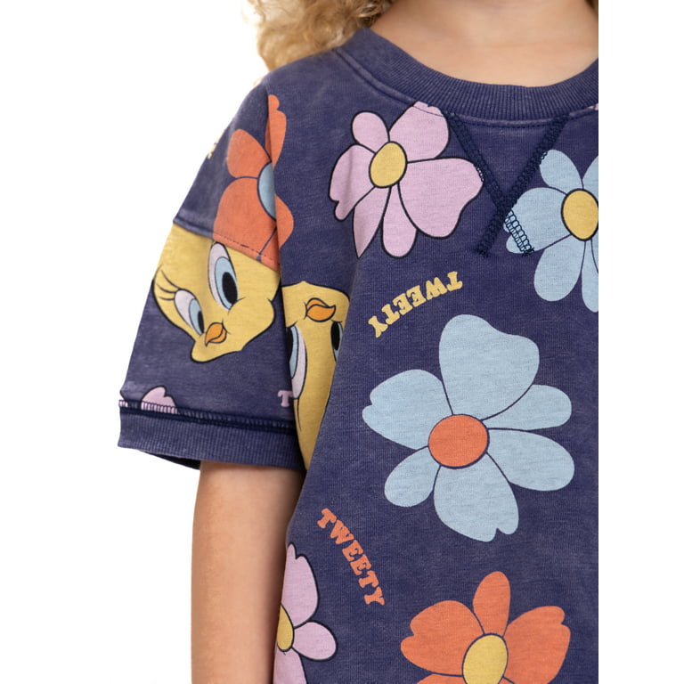 Looney Tunes Toddler Girls Tee and Shorts Set, 2-Piece, Sizes 12M-5T