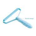 thumbnail image 2 of Lint Remover Portable Dual Sides Anti-rust Hand Type Plastic Portable Clothes Blanket Sweater Fuzz Fabric Shaver Pet Hair Removing Tools Blue, 2 of 8