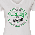 thumbnail image 4 of Inktastic I Wear Green for Myself- Cerebral Palsy awareness Women's V-Neck T-Shirt, 4 of 5