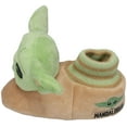 thumbnail image 3 of The Mandalorian, Baby Yoda Boy’s Slipper Socktop, Green, Toddler Size 3/4, 3 of 5