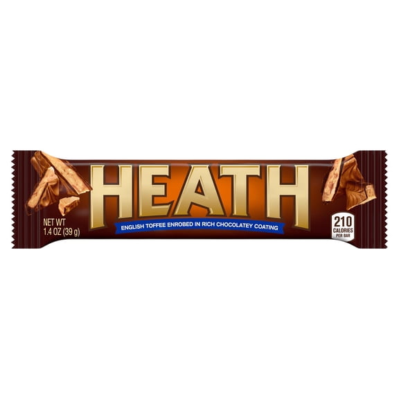 Heath Chocolatey English Toffee Candy, Bar 1.4 oz