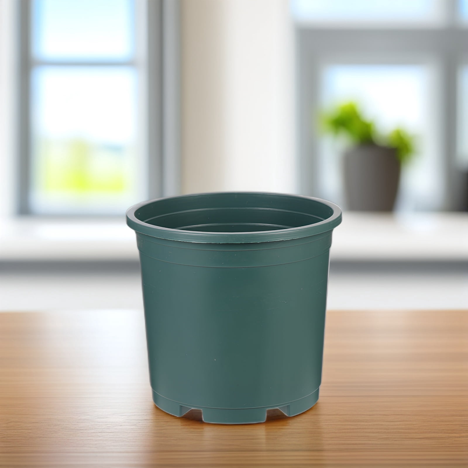 DEEPCRAFF 12- Plastic Flower Pots for Indoor Balcony Garden Planting and Home Plant Culture