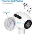 thumbnail image 4 of [6 pares] Almohadillas de repuesto para AirPods Pro para accesorios AirPods Pro, puntas de auriculares de silicona con orificio de reducción de ruido, con caja de almacenamiento portátil (blanco)   JM, 4 of 5