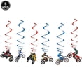 thumbnail image 3 of Pancarta de feliz cumpleaños con temática de motocicleta, suministros para fiesta de Motocross, decoraciones de cumpleaños, 3 of 4