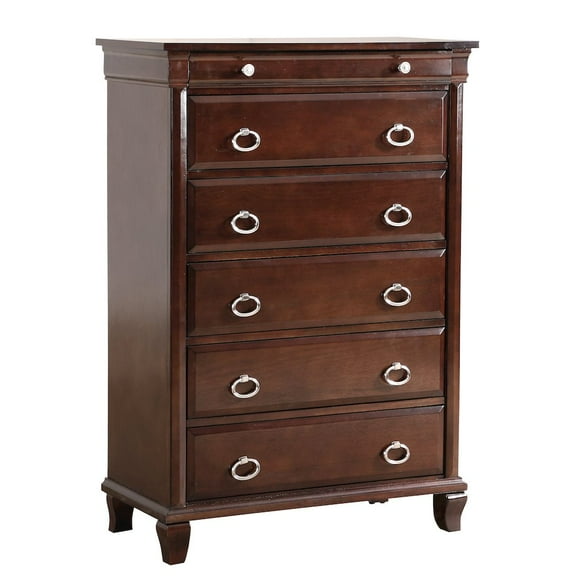 Glory Furniture Triton Chest in Cappuccino Color