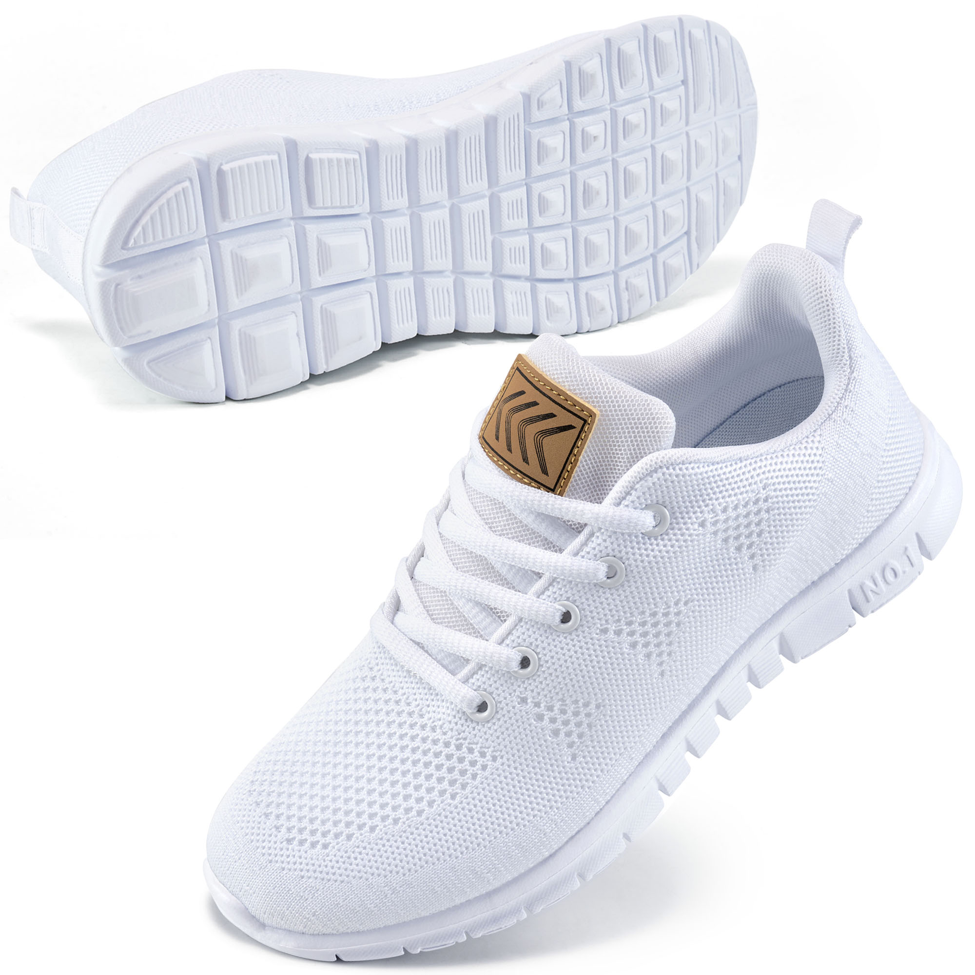Ecetana Women's Running Shoes Breathable Mesh Sneakers photo 1