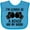 Turquoise, variant on Inktastic Boxer Like Daddy Boxing Boys or Girls Baby Bib