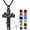 February, variant on Birthstone Urn Necklaces for Ashes Cross With 12 Birthstones Cross Urns for Human Ashes Memorial Cremation Urn Locket Keepsake Ashes Jewelry
