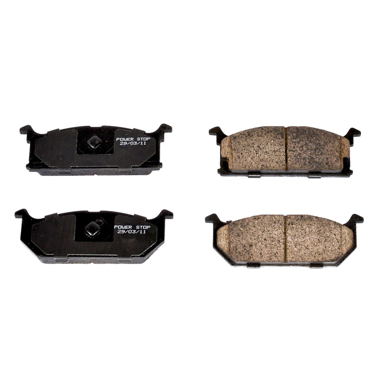 Power Stop Front Z16 Evolution Ceramic Brake Pads 16-296 Fits 1991 Geo Metro