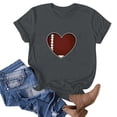 thumbnail image 1 of Blouse à Manches Courtes Imprimée Mode pour Femmes T-Shirt Col Rond Drôle, 1 of 3