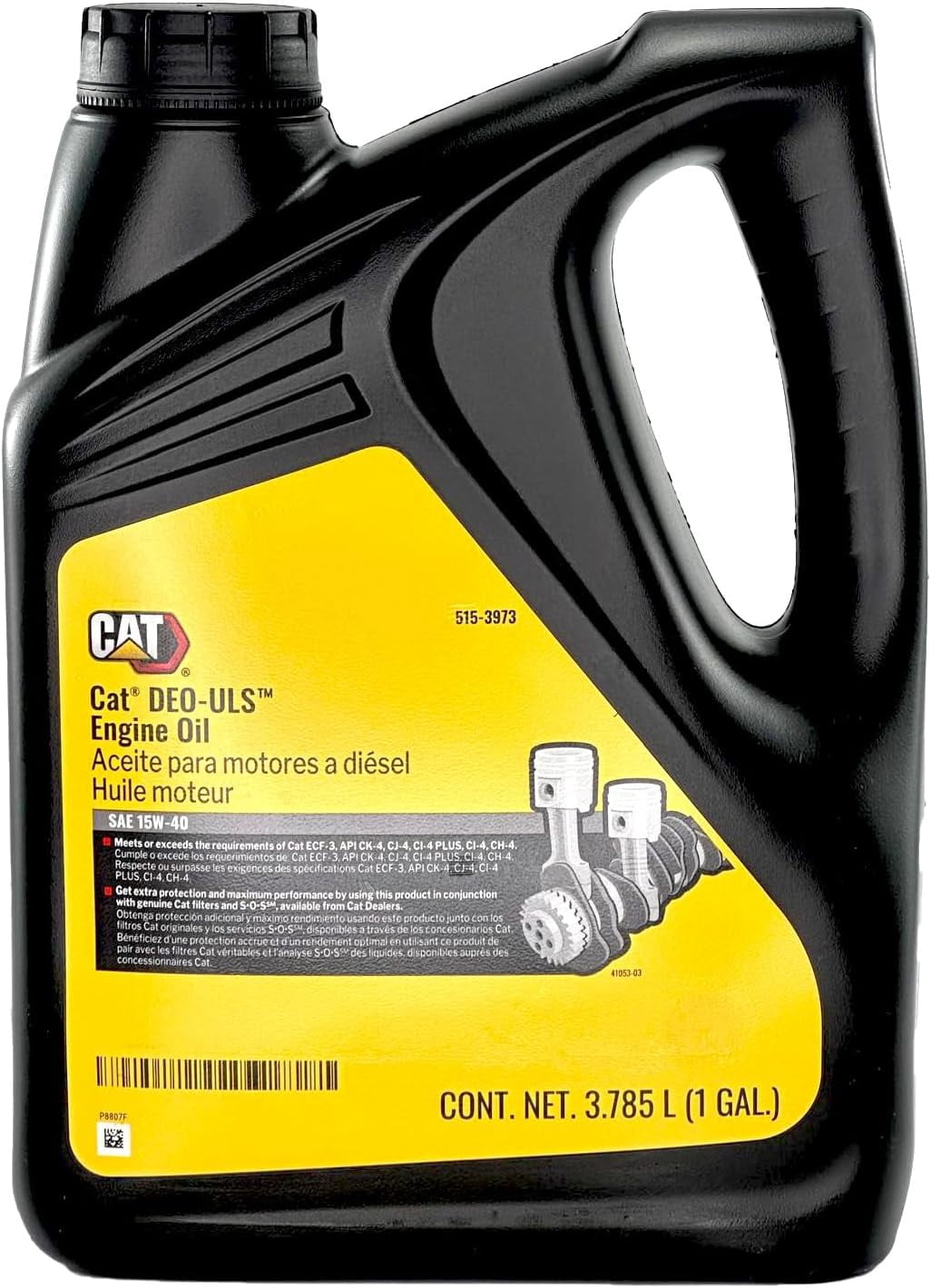 CAT, Engine Oil, Cat DEO-ULS 15W-40, 1 Gal. Jug Case of 4