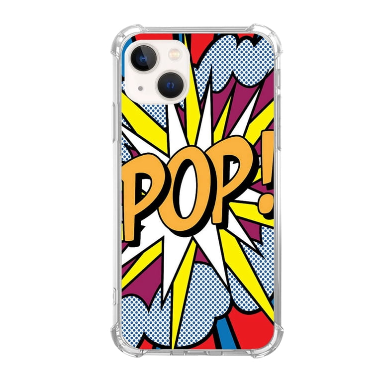 Pop Art Case Compatible with iPhone 14,Aesthetic Art Design TPU Bumper  Cover Case - Walmart.com