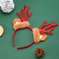 thumbnail image 2 of Bdday Christmas Kitchen Decor Children's Antler Headband Creatives Antler Fabric Head Buckle Kindergarten Gift Christmas Decorations for Bedroom, 2 of 2