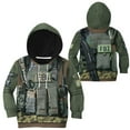 thumbnail image 4 of Halloween Cosplay Costumes 3D Kid Fbi Uniform Custom Hoodie Apparel, 4 of 5