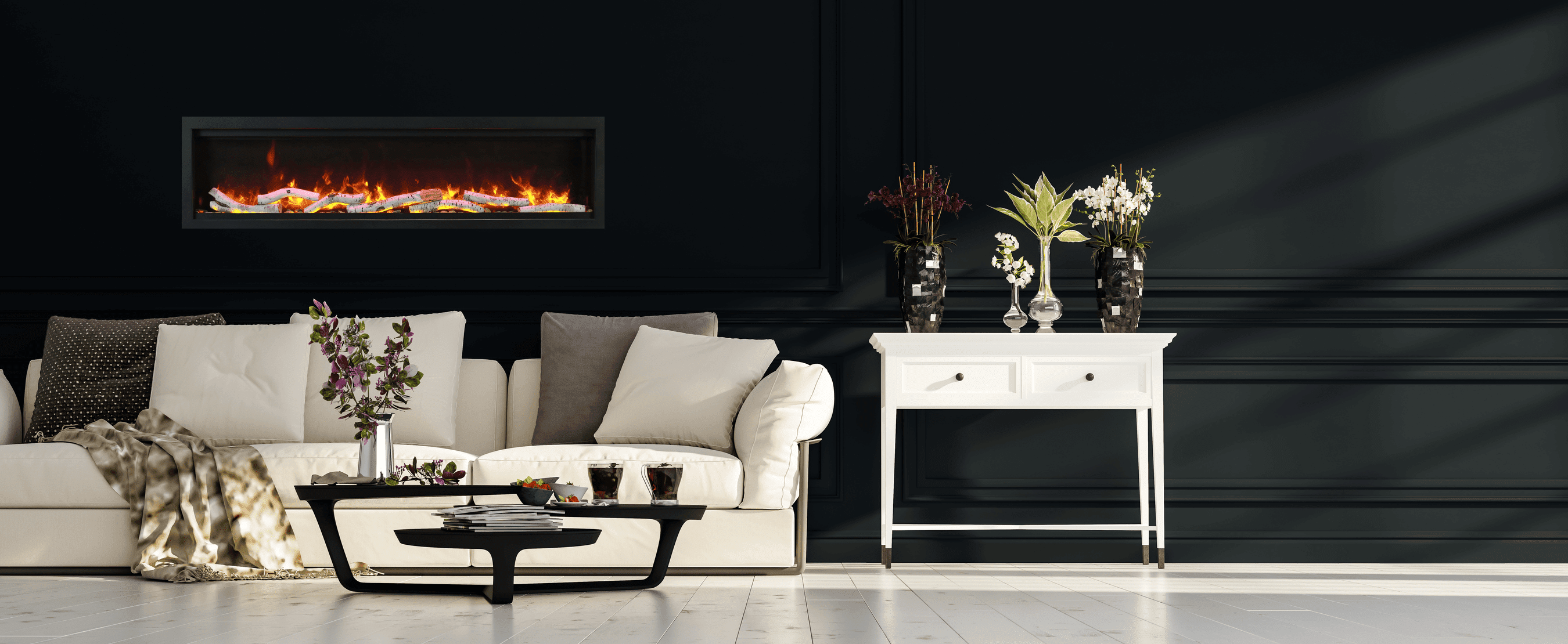SYMMETRY 34" Smart Electric Fireplace