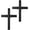 D*2, variant on Cross for Car, Car Stickers, Cross Stickers, for Trunk, Tailgate, Side Fender, Cross Emblem for Car(D,4)
