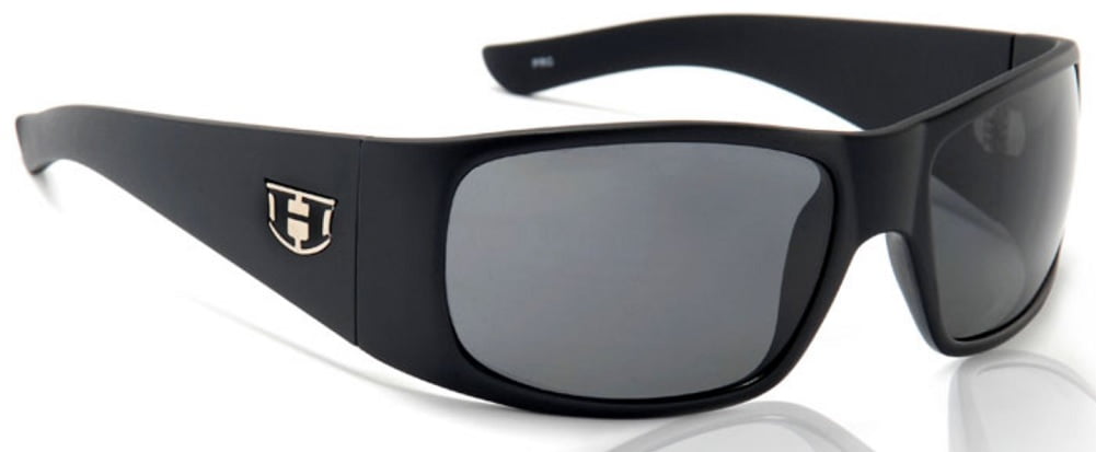 NEW Hoven Vision Ritz Sunglasses POLARIZED Gray Lens Gloss Black Frame