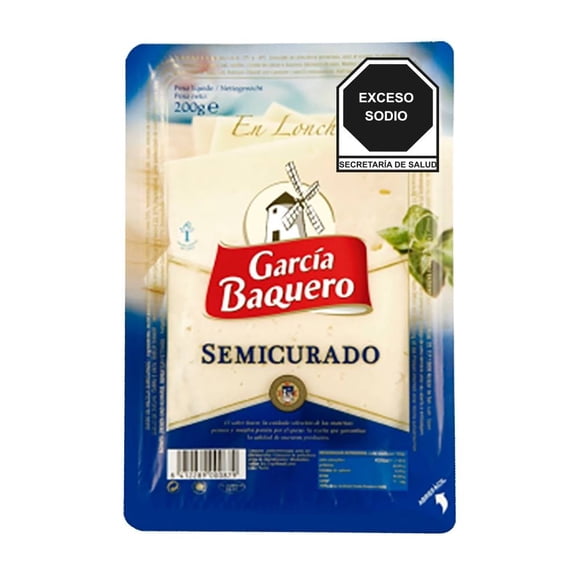 Queso semicurado García Baquero en lonchas 200 g