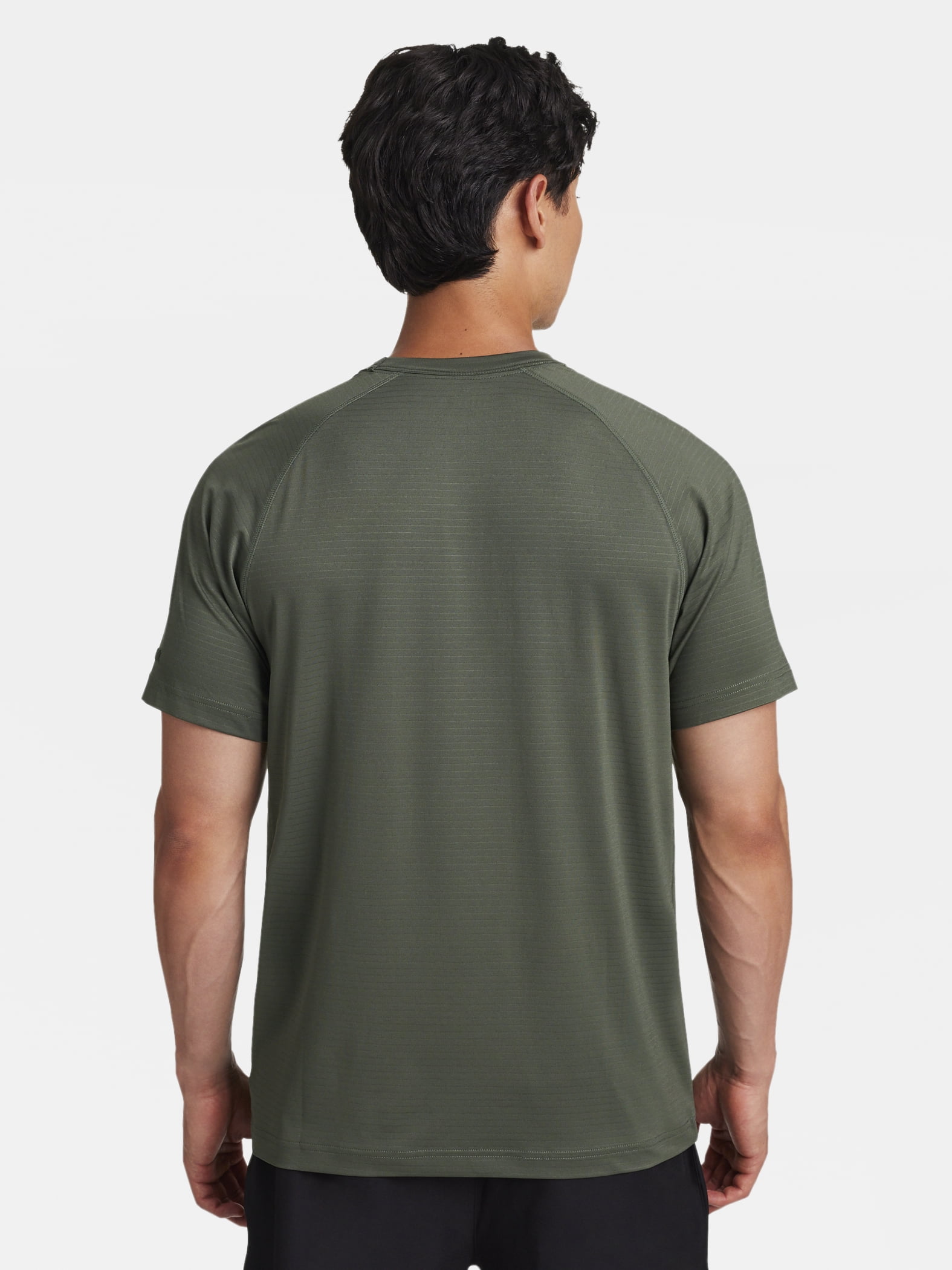 Reebok Men's and Big Men's Motive Performance Tonal Stripe Workout Shirt, Sizes XS-5XL