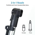thumbnail image 2 of Bike Tire Pump   Portable Bicycle Tire Air Pump Inflator for Bike Basketball Football, 2 of 9