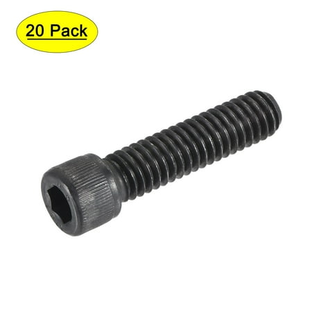 

5/16-18x1-1/4 Hex Socket Bolts 12.9 Grade Alloy Steel Black Oxide 20 Pack
