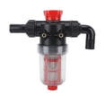 thumbnail image 1 of Water Pump Strainer Filter, Irrigation Water Pump Filter Fine Mesh Double Layer Filtration High  Inline Strainer for Garden Lawn25mm Connector, 1 of 8